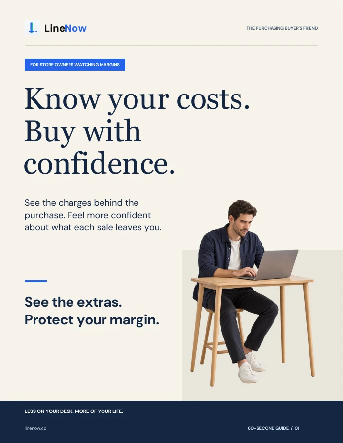 Cover of Know your costs. Buy with confidence.